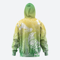 Aotearoa Maori Mahuru Tui With Pikawakawa Hoodie Spring Time LT7 - Polynesian Pride