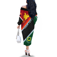 personalised-penama-and-papua-new-guinea-day-family-matching-off-shoulder-long-sleeve-dress-and-hawaiian-shirt-emblem-mix-style