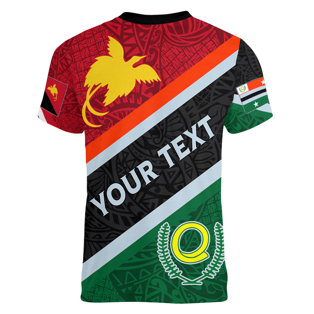 personalised-penama-and-papua-new-guinea-day-women-v-neck-t-shirt-emblem-mix-style