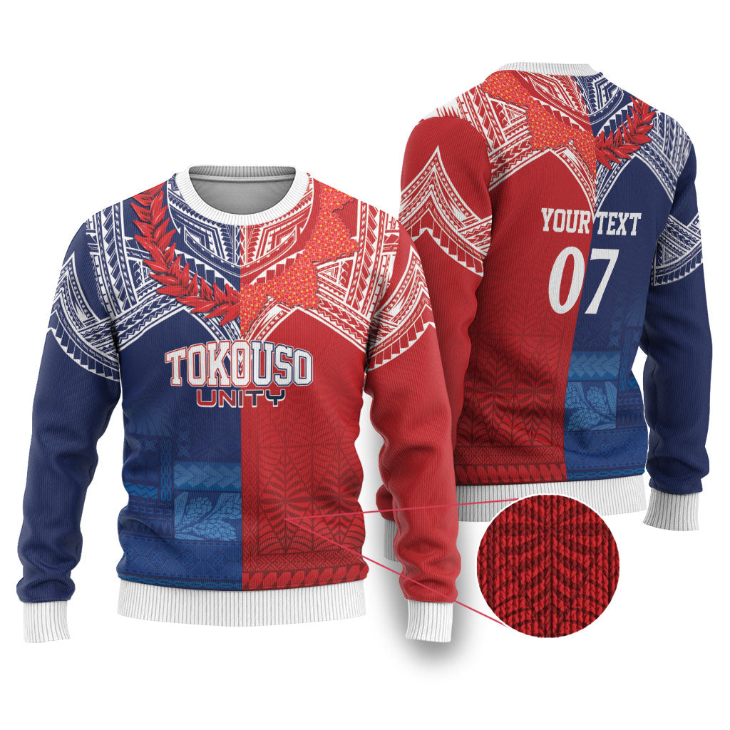 TokoUso Tonga Samoa Brothers Forever Custom Ugly Christmas Sweater Ulafala and Heilala Unity