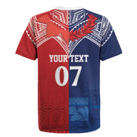 TokoUso Tonga Samoa Brothers Forever Custom Rugby Jersey Ulafala and Heilala Unity