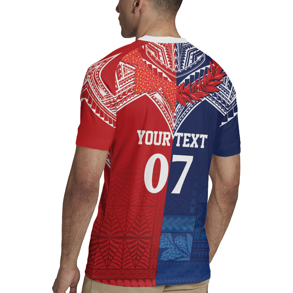 TokoUso Tonga Samoa Brothers Forever Custom Rugby Jersey Ulafala and Heilala Unity