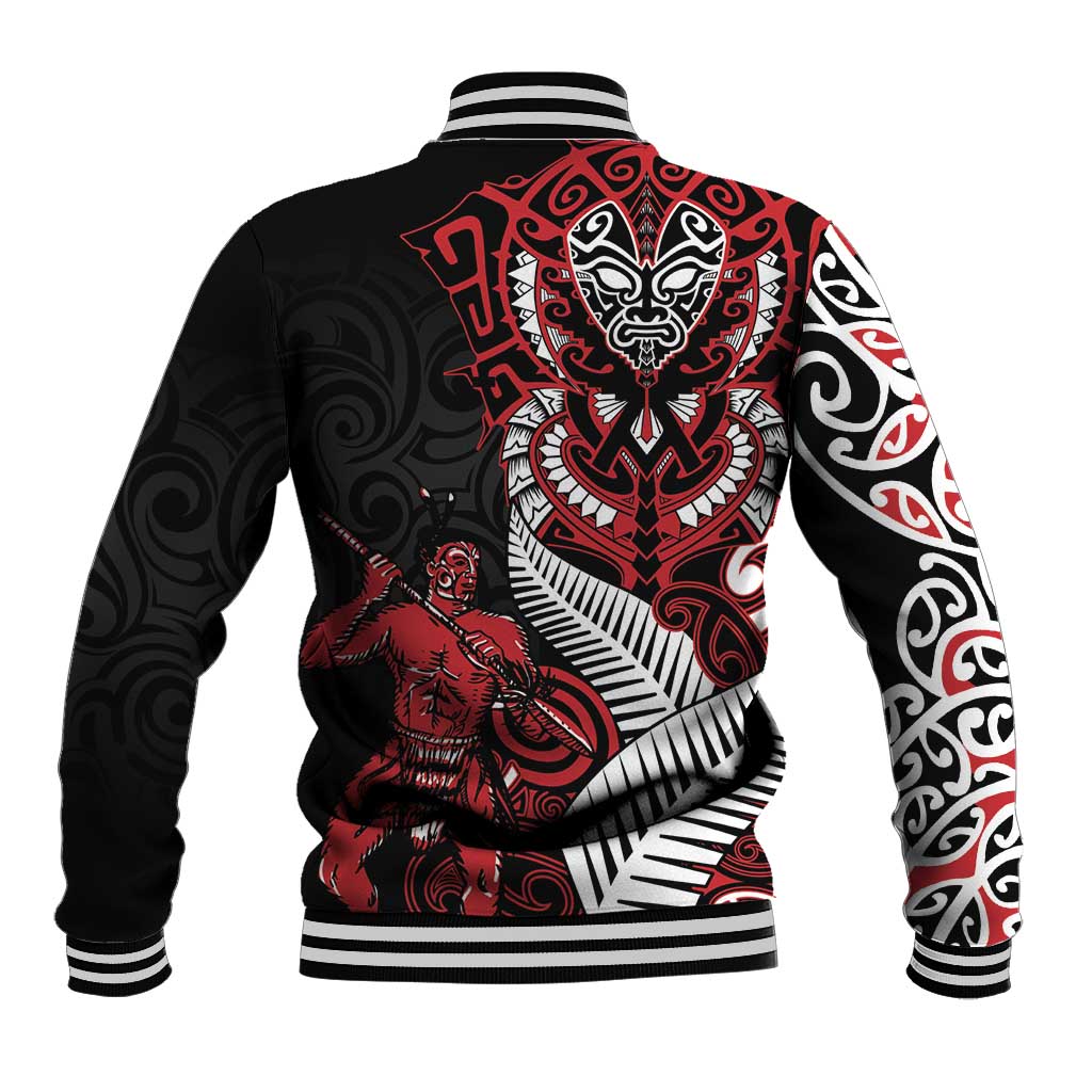 Aotearoa Toitu Te Tiriti Baseball Jacket Whakairo Wheku