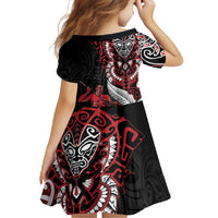 Aotearoa Toitu Te Tiriti Family Matching Mermaid Dress and Hawaiian Shirt Whakairo Wheku