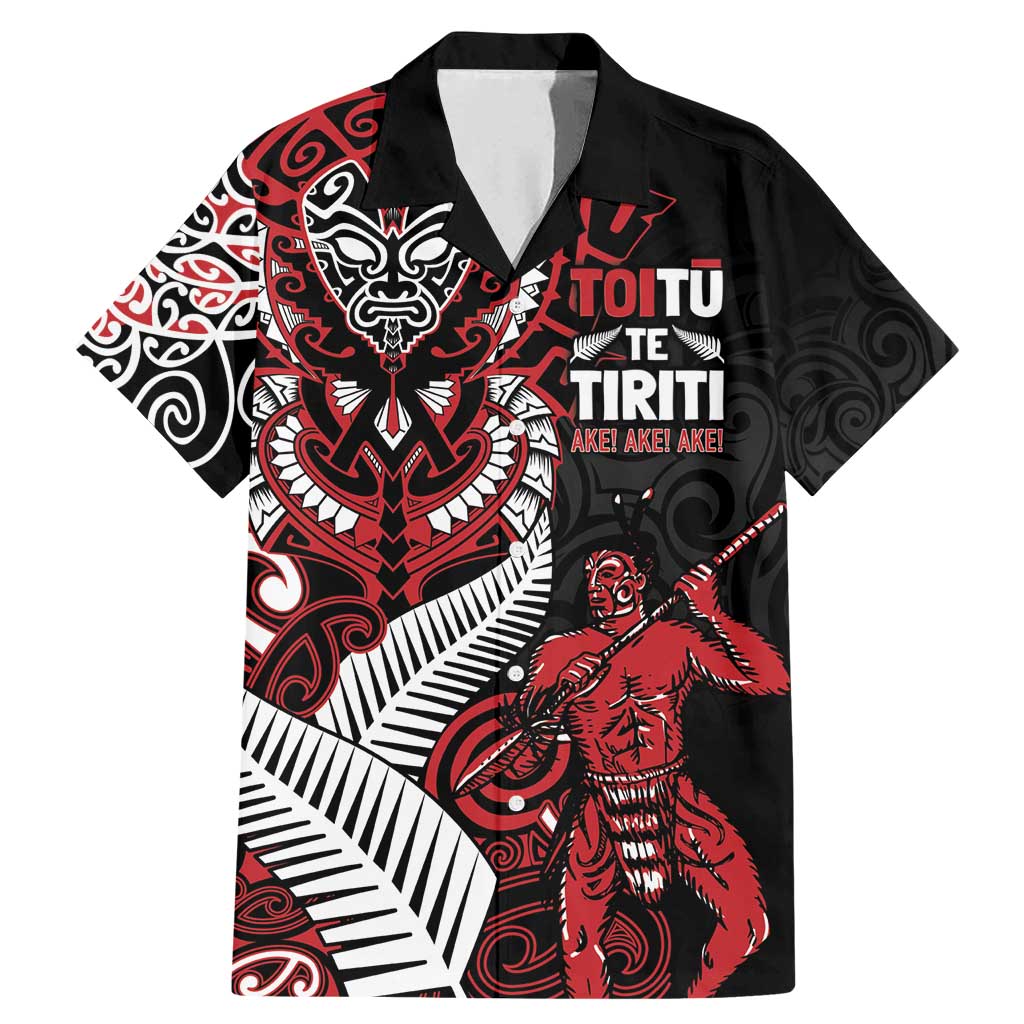Aotearoa Toitu Te Tiriti Family Matching Mermaid Dress and Hawaiian Shirt Whakairo Wheku
