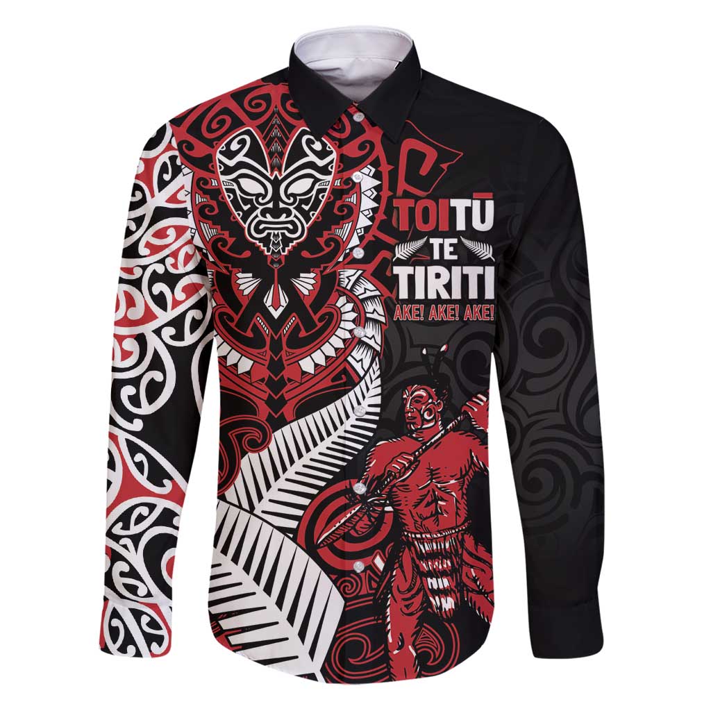 Aotearoa Toitu Te Tiriti Family Matching Puletasi and Hawaiian Shirt Whakairo Wheku