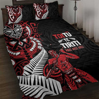 Aotearoa Toitu Te Tiriti Quilt Bed Set Whakairo Wheku