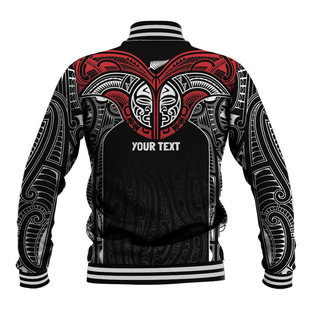 Aotearoa Maori Personalized Baseball Jacket Toitu Te Tiriti Ake! Ake! Ake!