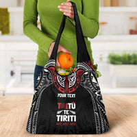 Aotearoa Maori Personalized Grocery Bag Toitu Te Tiriti Ake! Ake! Ake!