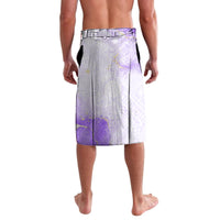 Polynesian Women's Day Wahine Lavalava Plumeria Marble Glaze - Purple LT7 - Polynesian Pride
