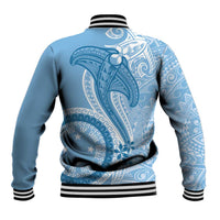 Micronesia FSM Baseball Jacket Shark and Manta Classic Style