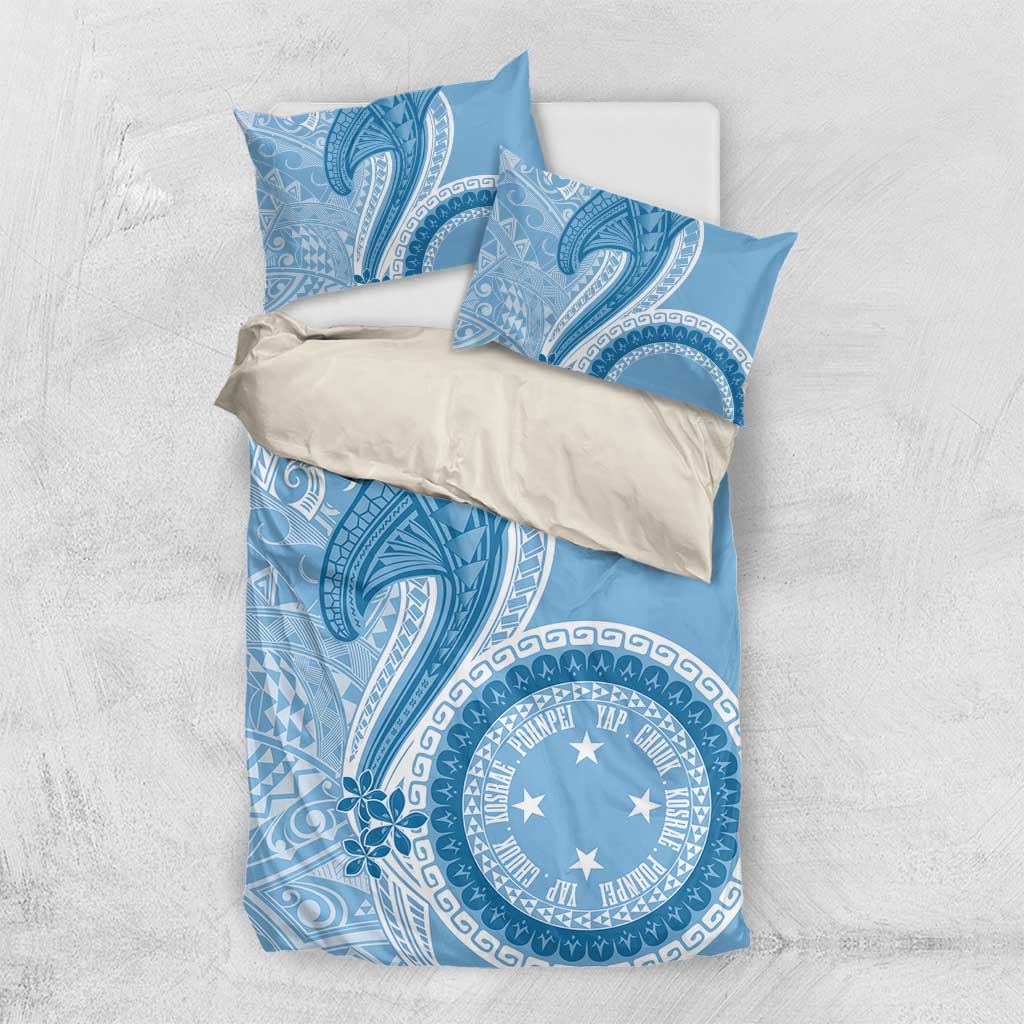 Micronesia FSM Bedding Set Shark and Manta Classic Style
