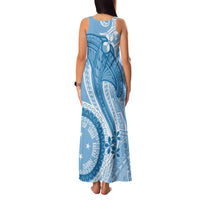 Micronesia FSM Family Matching Tank Maxi Dress and Hawaiian Shirt Shark and Manta Classic Style