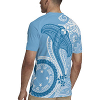 Micronesia FSM Rugby Jersey Shark and Manta Classic Style