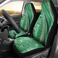 Pasifika Women's Day - Samoa Siapo Malu Tattoo Inspired Car Seat Cover Jade