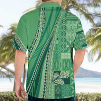 Pasifika Women's Day - Samoa Siapo Malu Tattoo Inspired Hawaiian Shirt Jade LT7 - Polynesian Pride