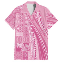 Pasifika Women's Day - Samoa Siapo Malu Tattoo Inspired Hawaiian Shirt Pink LT7 Pink - Polynesian Pride
