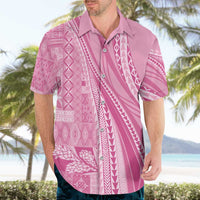 Pasifika Women's Day - Samoa Siapo Malu Tattoo Inspired Hawaiian Shirt Pink LT7 - Polynesian Pride