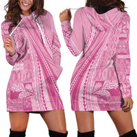Pasifika Women's Day - Samoa Siapo Malu Tattoo Inspired Hoodie Dress Pink