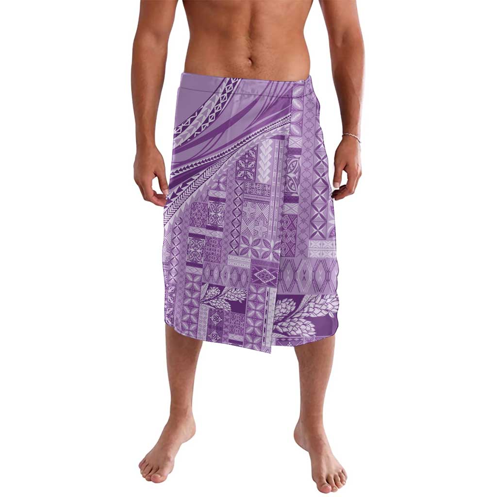 Pasifika Women's Day - Samoa Siapo Malu Tattoo Inspired Lavalava Lavender