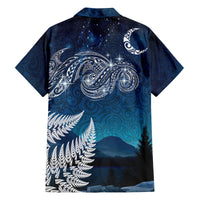 New Zealand Matariki Family Matching Puletasi and Hawaiian Shirt Starry Night Style