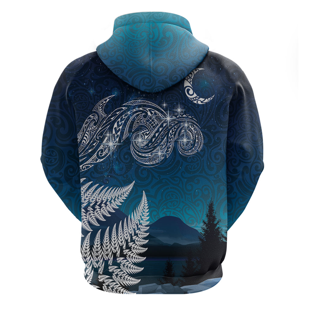 New Zealand Matariki Hoodie Starry Night Style