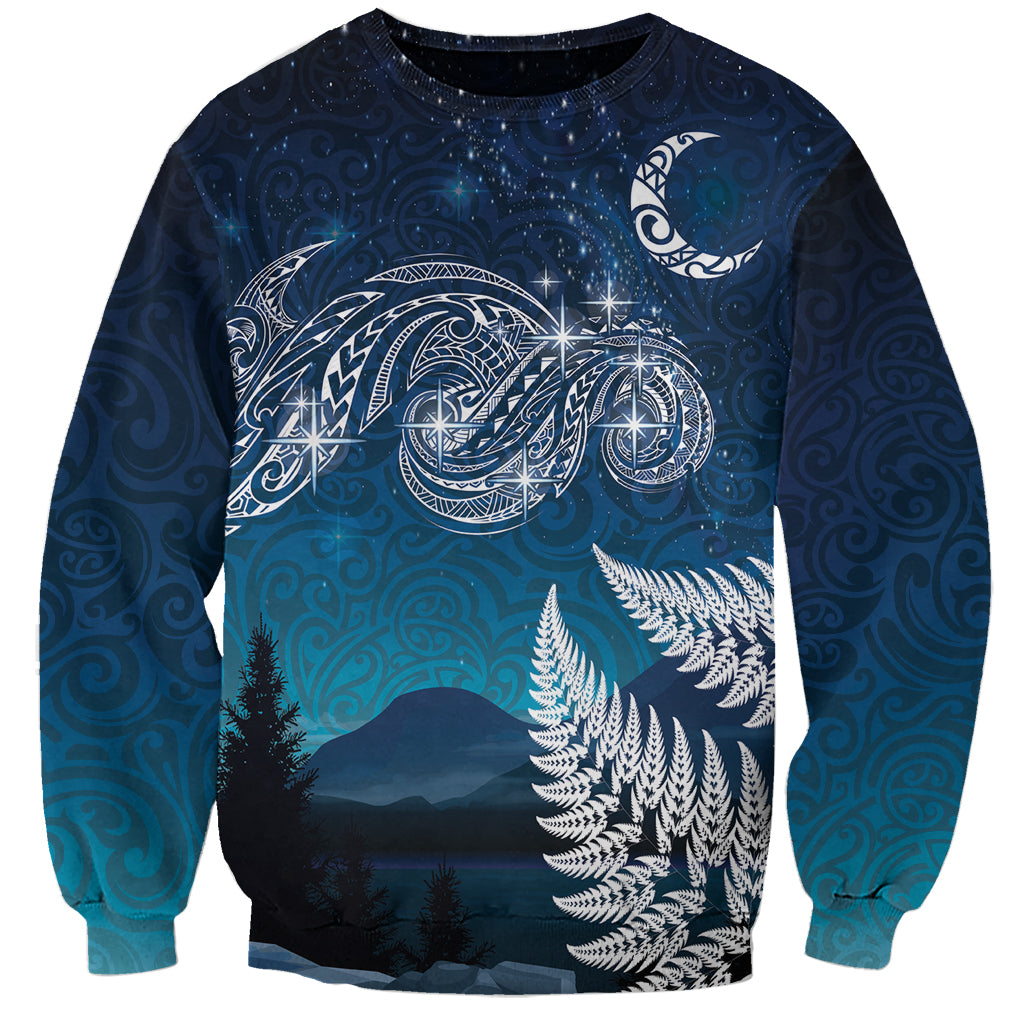 New Zealand Matariki Sweatshirt Starry Night Style