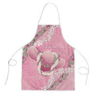 Hawaii Maui Island Flowers Lei Apron Lokelani Rose Pink LT7 Pink - Polynesian Pride