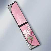 Hawaii Maui Island Flowers Lei Auto Sun Shade Lokelani Rose Pink