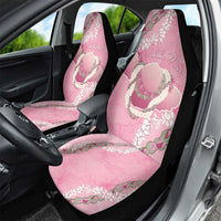 Hawaii Maui Island Flowers Lei Car Seat Cover Lokelani Rose Pink