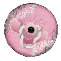 Hawaii Maui Island Flowers Lei Spare Tire Cover Lokelani Rose Pink