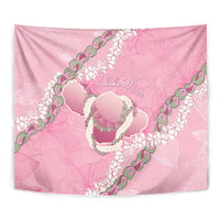 Hawaii Maui Island Flowers Lei Tapestry Lokelani Rose Pink