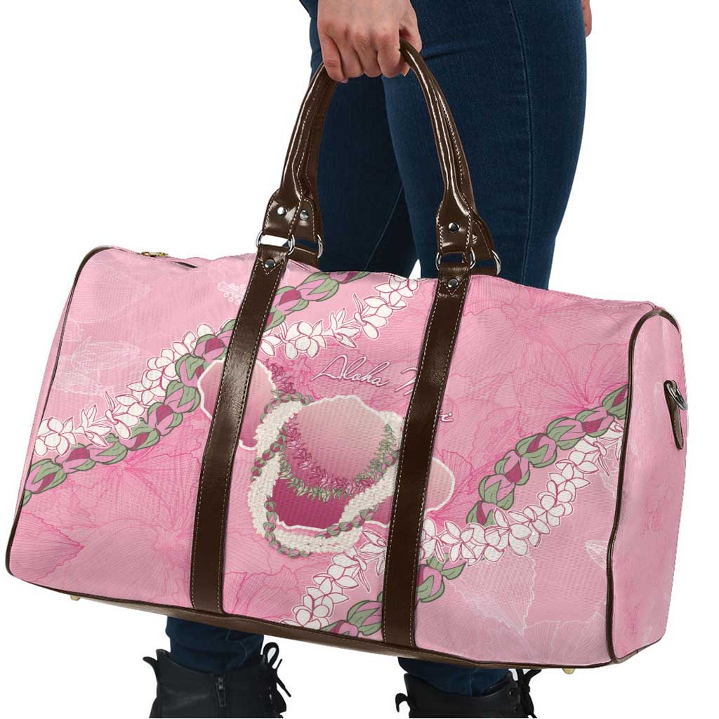 Hawaii Maui Island Flowers Lei Travel Bag Lokelani Rose Pink LT7 - Polynesian Pride