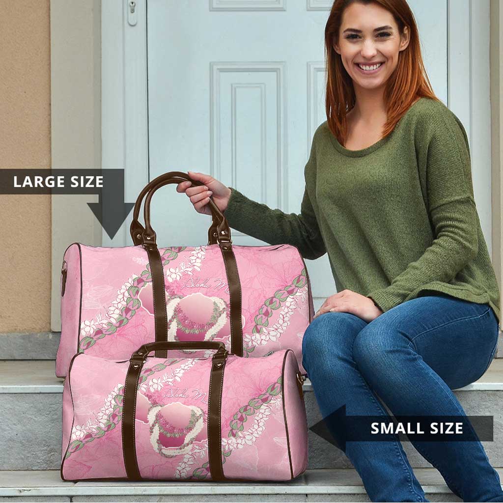 Hawaii Maui Island Flowers Lei Travel Bag Lokelani Rose Pink LT7 - Polynesian Pride