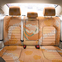 Hawaii Lanai Island Flowers Lei Back Car Seat Cover Orange Kaunaoa Mix Maile LT7 - Polynesian Pride