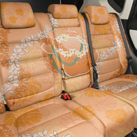 Hawaii Lanai Island Flowers Lei Back Car Seat Cover Orange Kaunaoa Mix Maile LT7 - Polynesian Pride