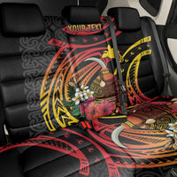 Personalized Milne Bay Back Car Seat Cover PNG Lime Pot with Oro Tapa
