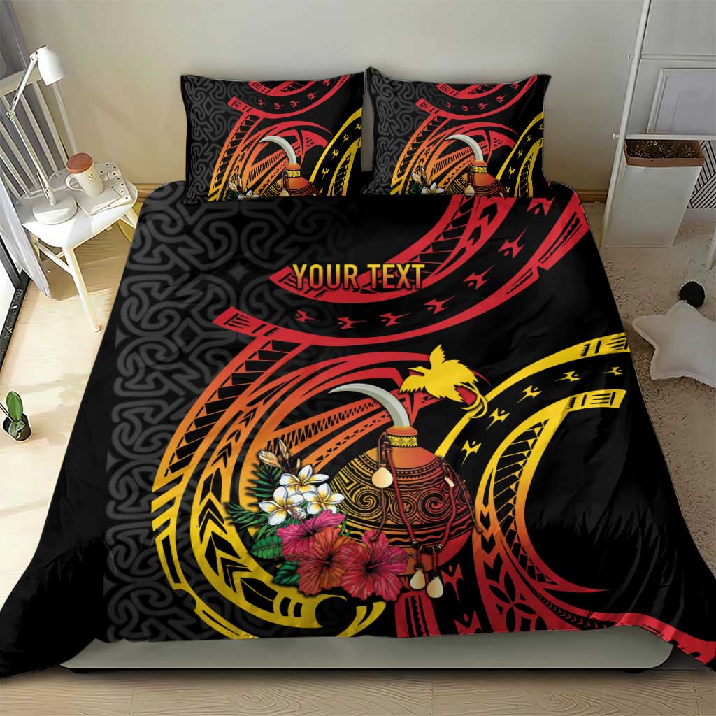 Personalized Milne Bay Bedding Set PNG Lime Pot with Oro Tapa