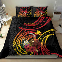 Personalized Milne Bay Bedding Set PNG Lime Pot with Oro Tapa