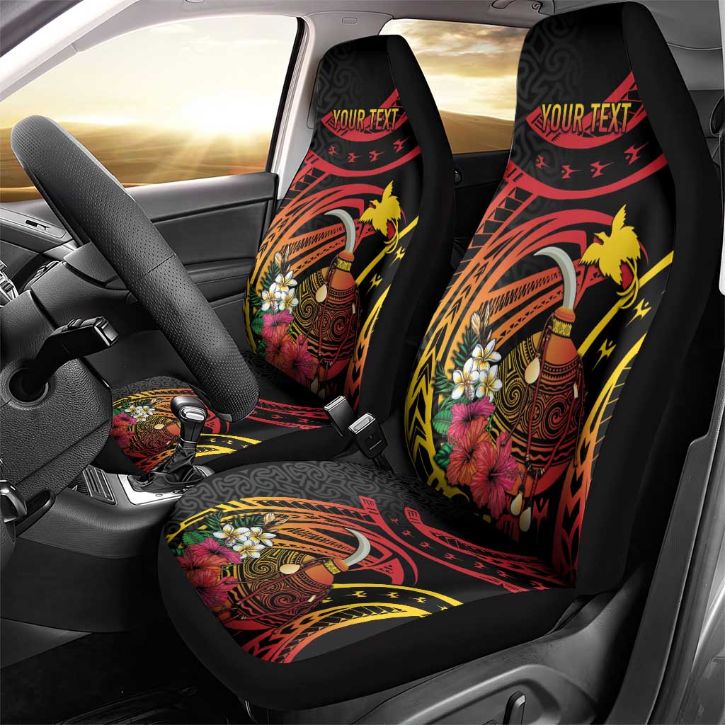 Personalized Milne Bay Car Seat Cover PNG Lime Pot with Oro Tapa