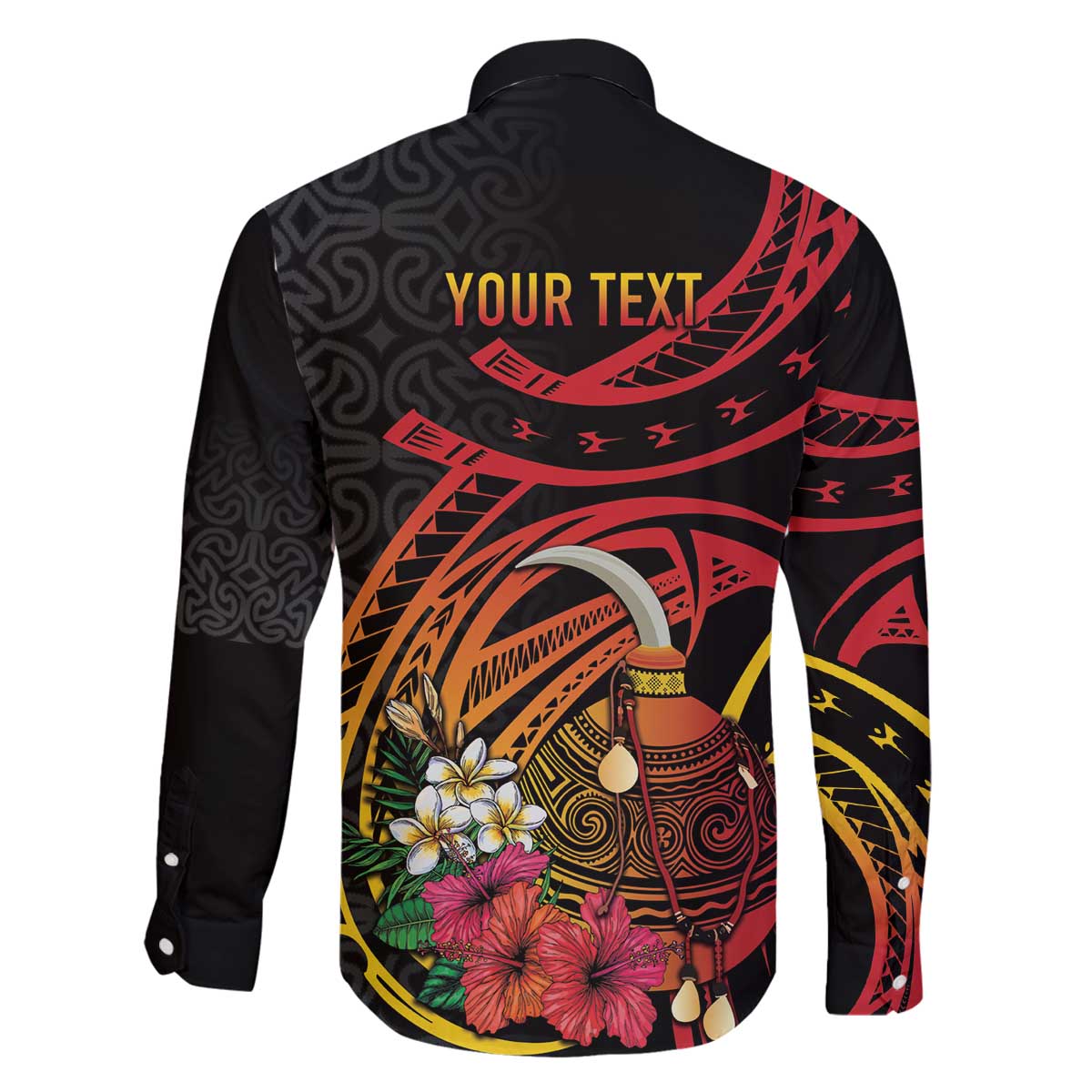 Personalized Milne Bay Family Matching Off The Shoulder Long Sleeve Dress and Hawaiian Shirt PNG Lime Pot with Oro Tapa