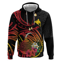 Personalized Milne Bay Hoodie PNG Lime Pot with Oro Tapa