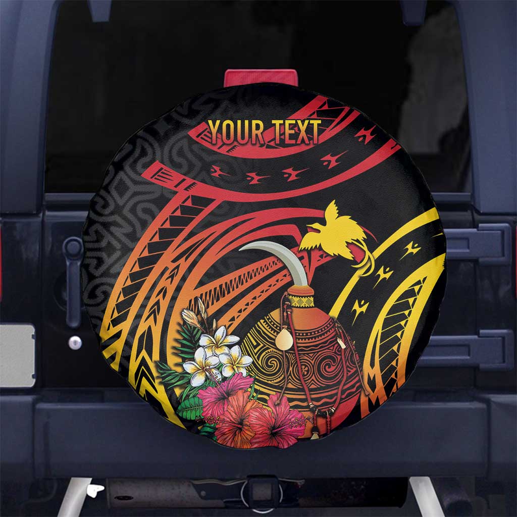 Personalized Milne Bay Spare Tire Cover PNG Lime Pot with Oro Tapa