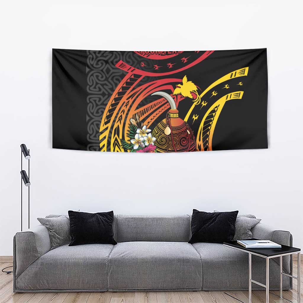 Personalized Milne Bay Tapestry PNG Lime Pot with Oro Tapa