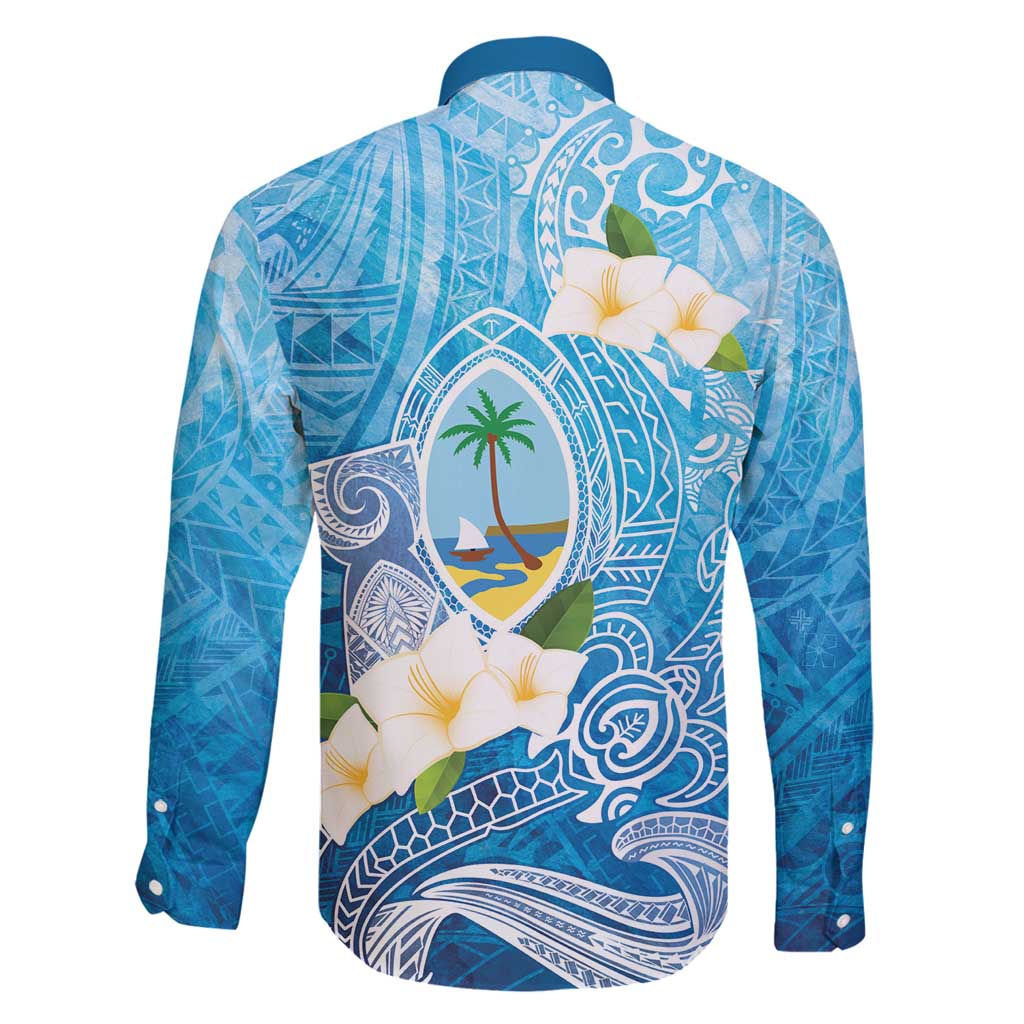 Hafa Adai Guam Chamorro Personalized Family Matching Long Sleeve Bodycon Dress and Hawaiian Shirt Ocean Blue Latte Stone with Guasali - Polynesian Pride