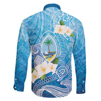 Hafa Adai Guam Chamorro Personalized Family Matching Long Sleeve Bodycon Dress and Hawaiian Shirt Ocean Blue Latte Stone with Guasali - Polynesian Pride