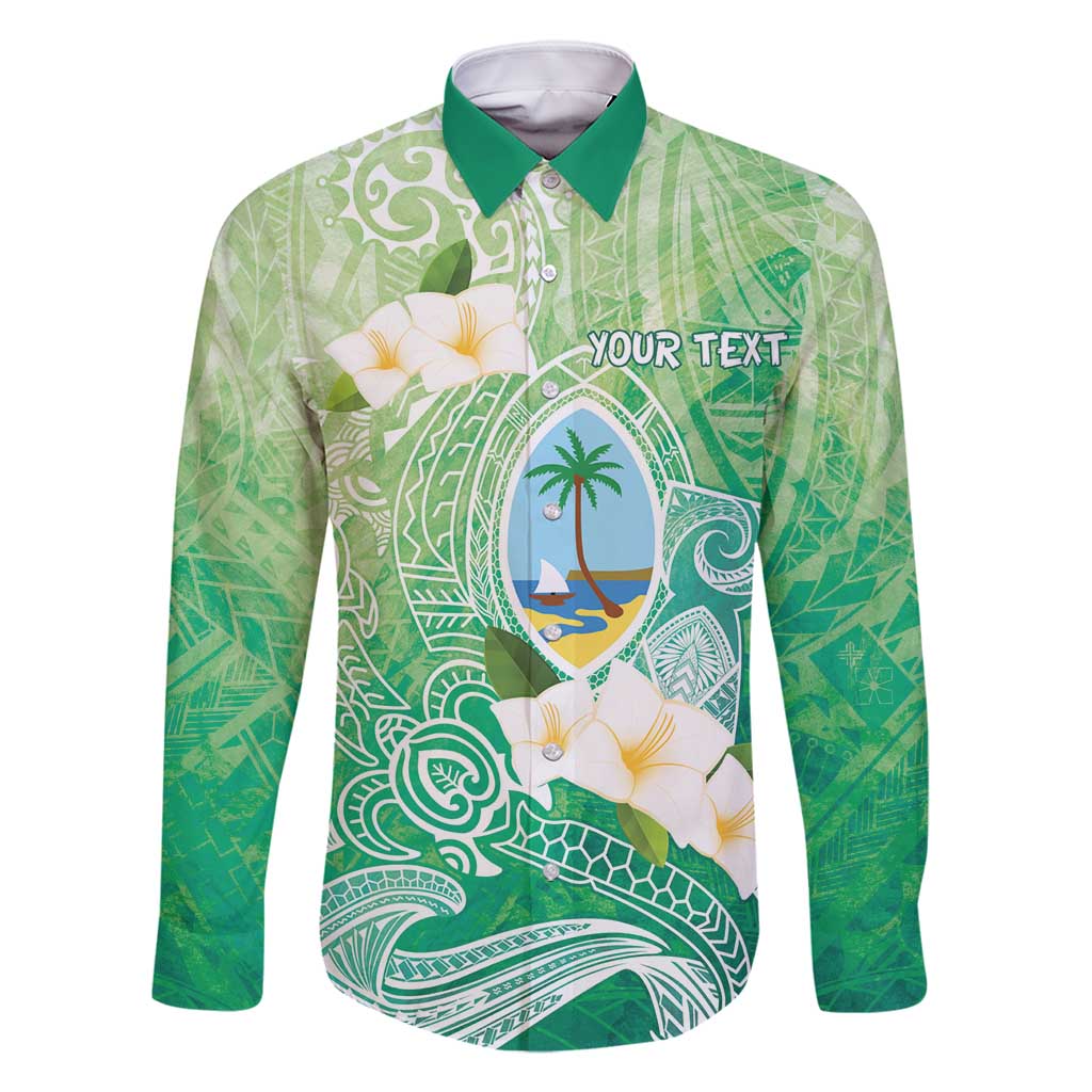 Hafa Adai Guam Chamorro Personalized Family Matching Long Sleeve Bodycon Dress and Hawaiian Shirt Summer Green Latte Stone with Guasali - Polynesian Pride