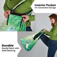 Hafa Adai Guam Chamorro Personalized Grocery Bag Summer Green Latte Stone with Guasali - Polynesian Pride