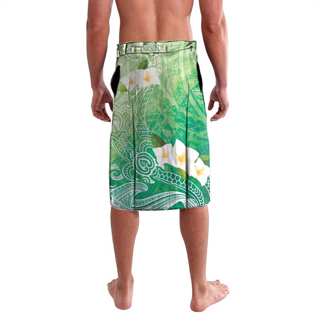 Hafa Adai Guam Chamorro Personalized Lavalava Summer Green Latte Stone with Guasali - Polynesian Pride