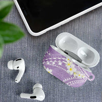 Polynesian Vintage Floral AirPods Case Lavender Motifs - Polynesian Pride